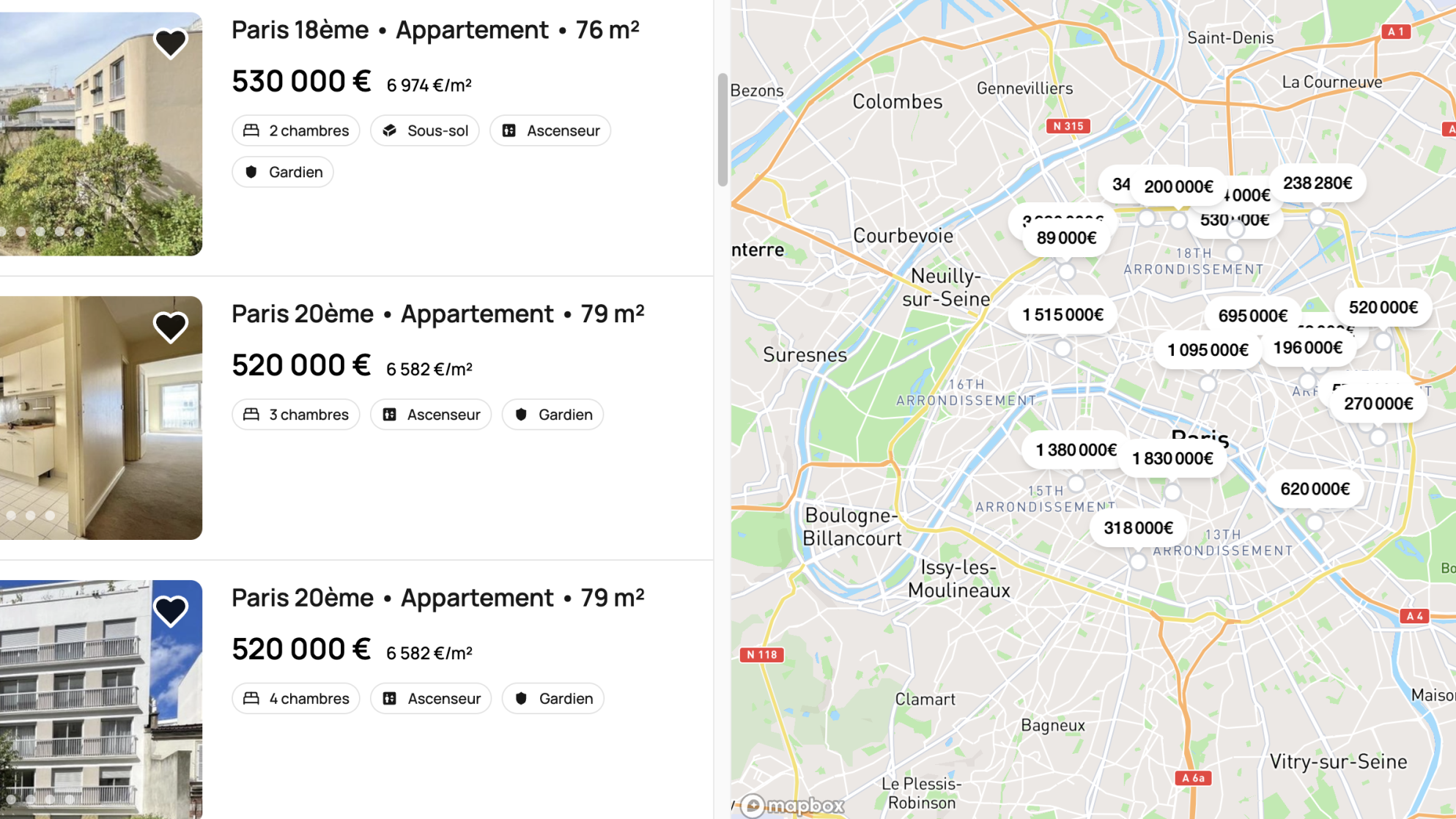 Site d'annonce avec carte pour localiser les biens : découvrez Immobilier France