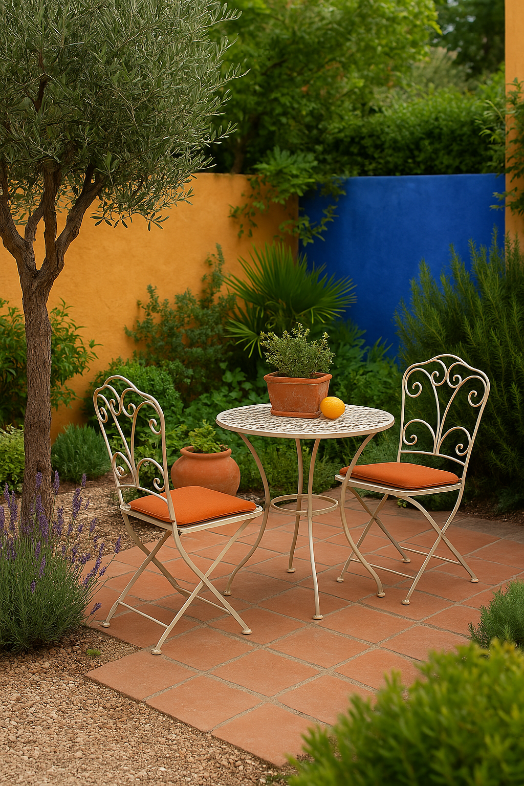 Jardin style méditerranéen 