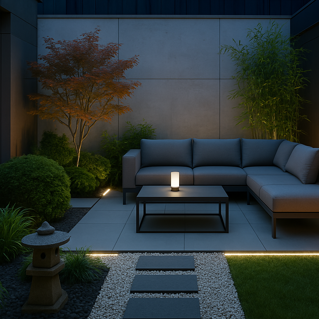 Petit jardin style moderne