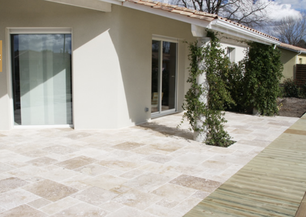 Terrasse en pierre